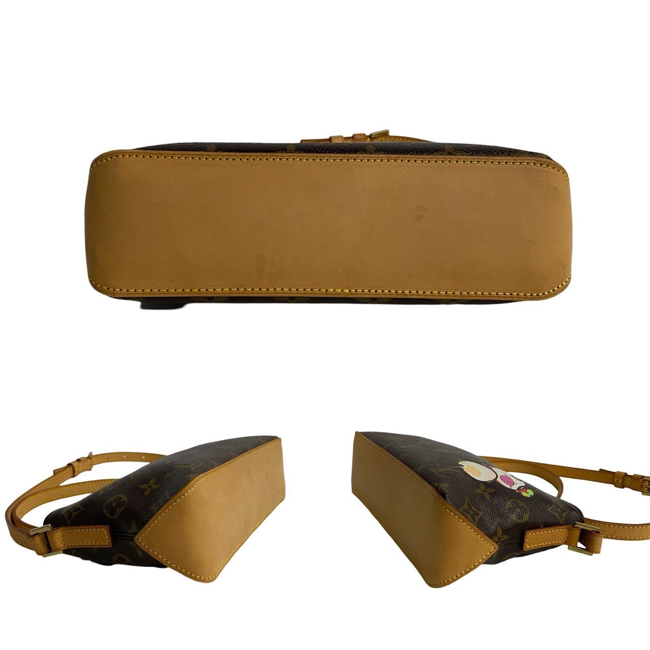 LOUIS VUITTON Shoulder Bag leather Brown Monogram Trotteur | AlmaBagz - Image 7