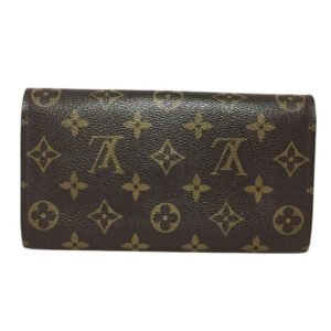 Louis Vuitton Brown Canvas Tresor wallet accessories | AlmaBagz