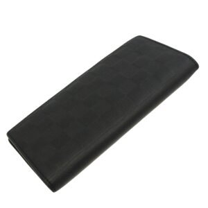 Louis Vuitton Black Canvas Brazza wallet accessories | AlmaBagz
