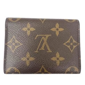 Louis Vuitton Brown Canvas Card case wallet accessories | AlmaBagz
