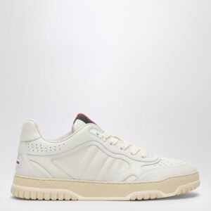 Gucci Re-Web Sneaker White Leather Women | AlmaBagz