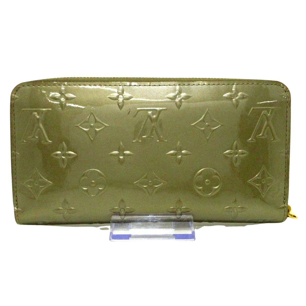 Louis Vuitton oliv Patent leather Zippy wallet wallet accessories | AlmaBagz