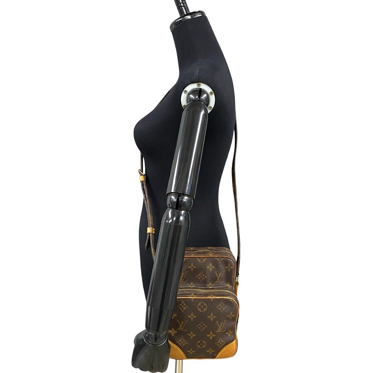 LOUIS VUITTON Shoulder Bag leather Brown Monogram Amazone | AlmaBagz - Image 2