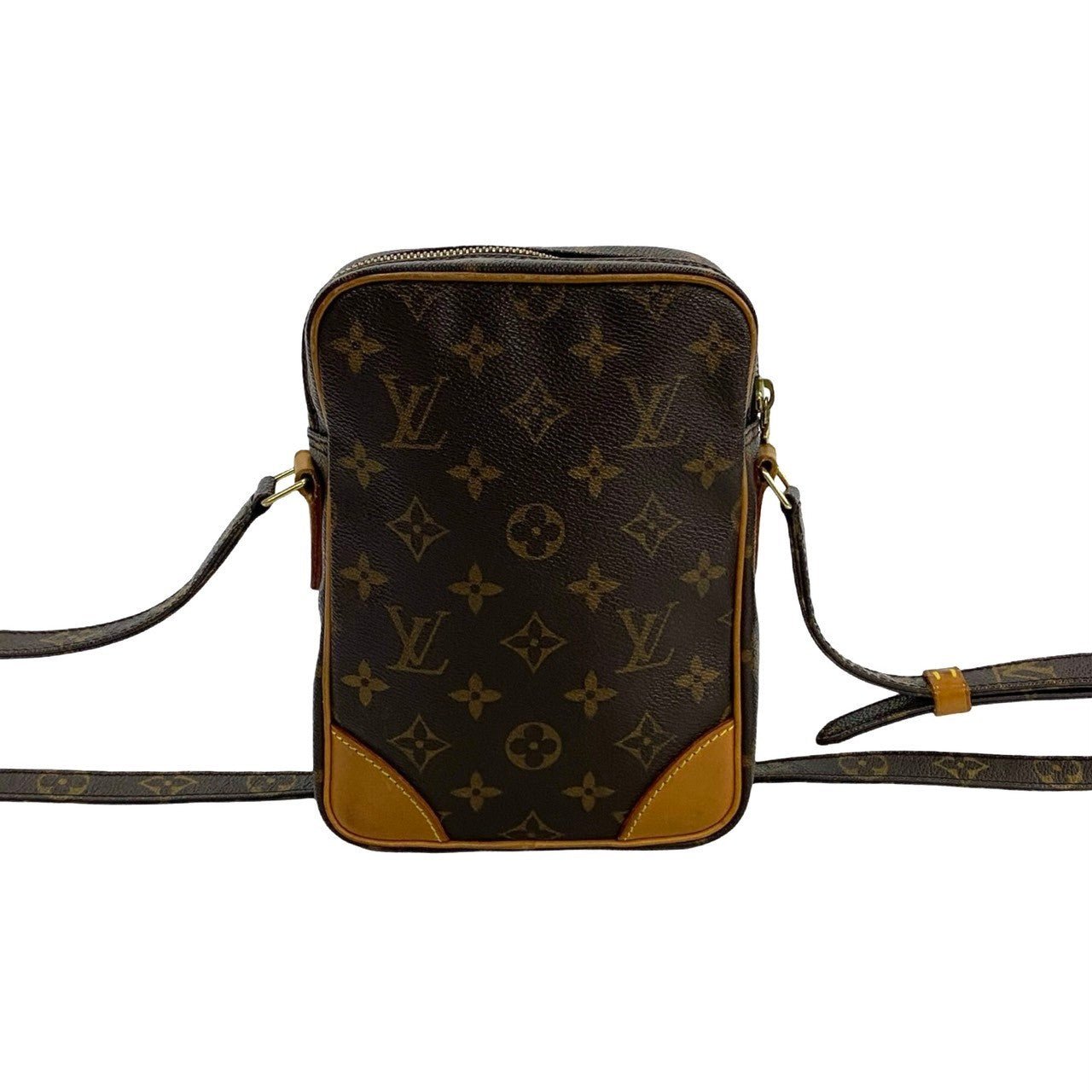 LOUIS VUITTON Shoulder Bag leather Brown Monogram Amazone | AlmaBagz - Image 4