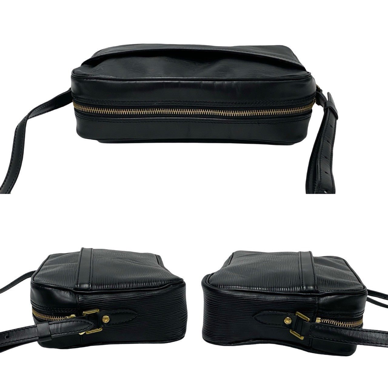 LOUIS VUITTON Shoulder Bag Epi Leather black Epi Trocadero | AlmaBagz - Image 5