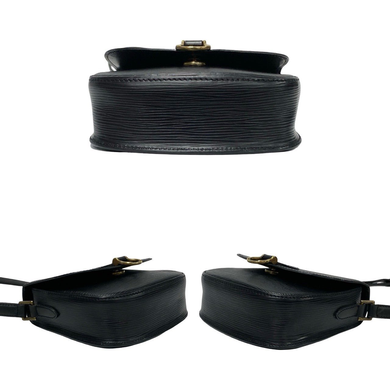 LOUIS VUITTON Shoulder Bag Epi Leather black Epi Mini Saint-Cloud | AlmaBagz - Image 6