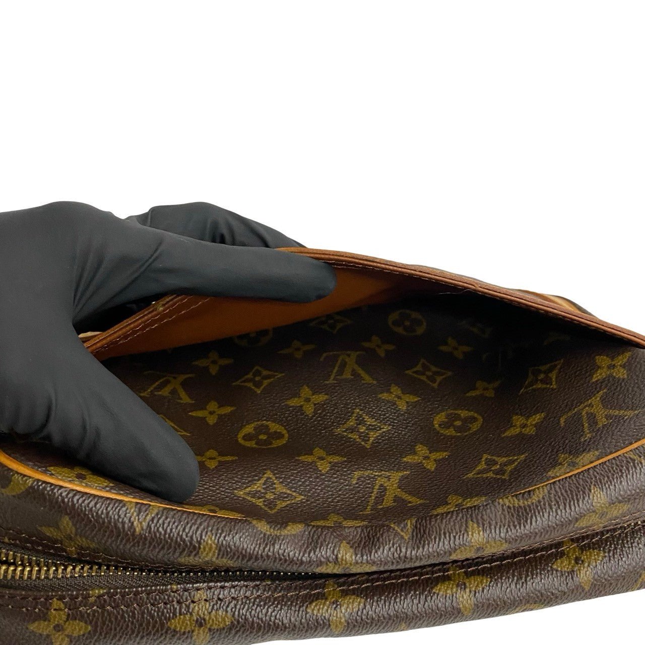 LOUIS VUITTON Shoulder Bag leather Brown Monogram Trocadero | AlmaBagz - Image 9
