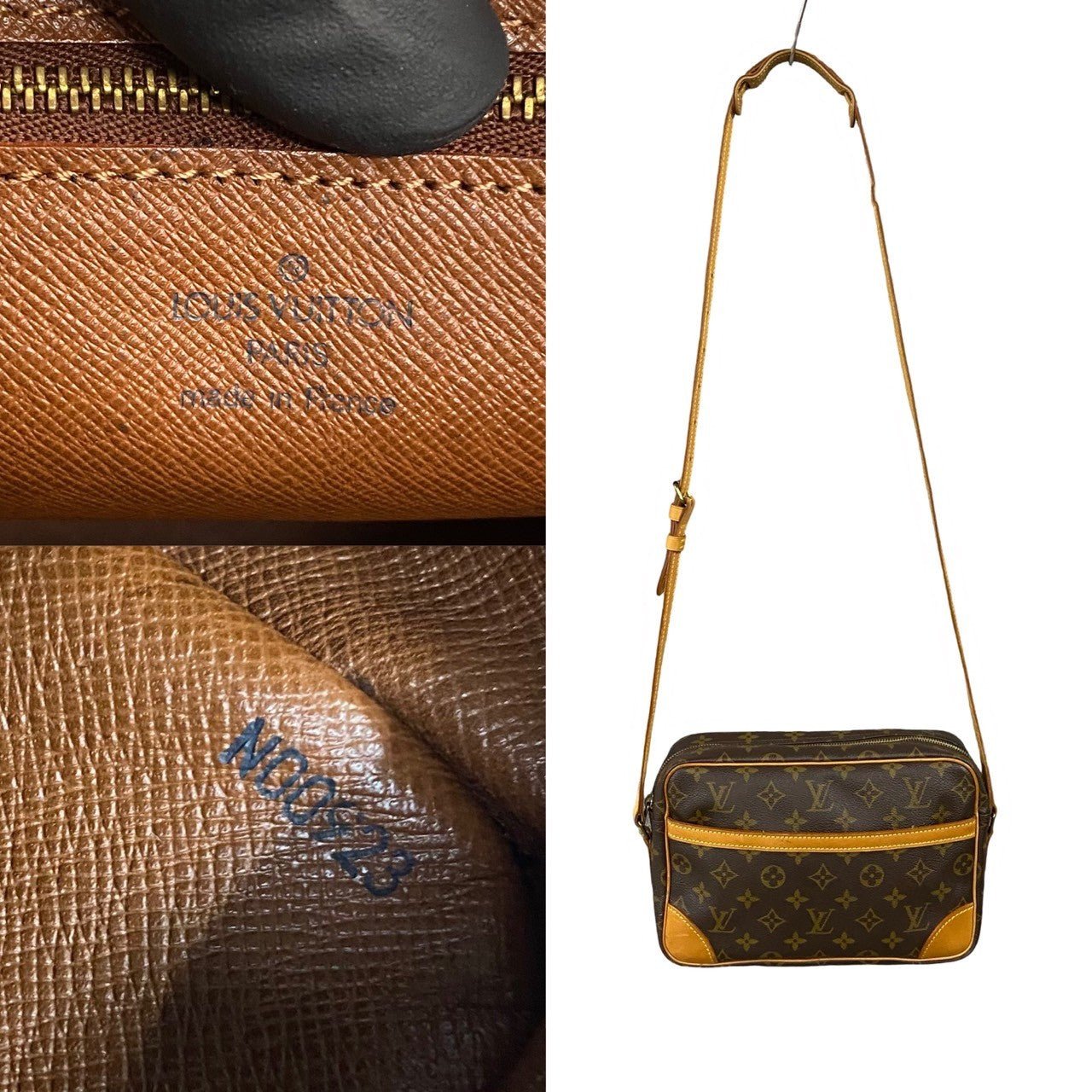 LOUIS VUITTON Shoulder Bag leather Brown Monogram Trocadero | AlmaBagz - Image 3