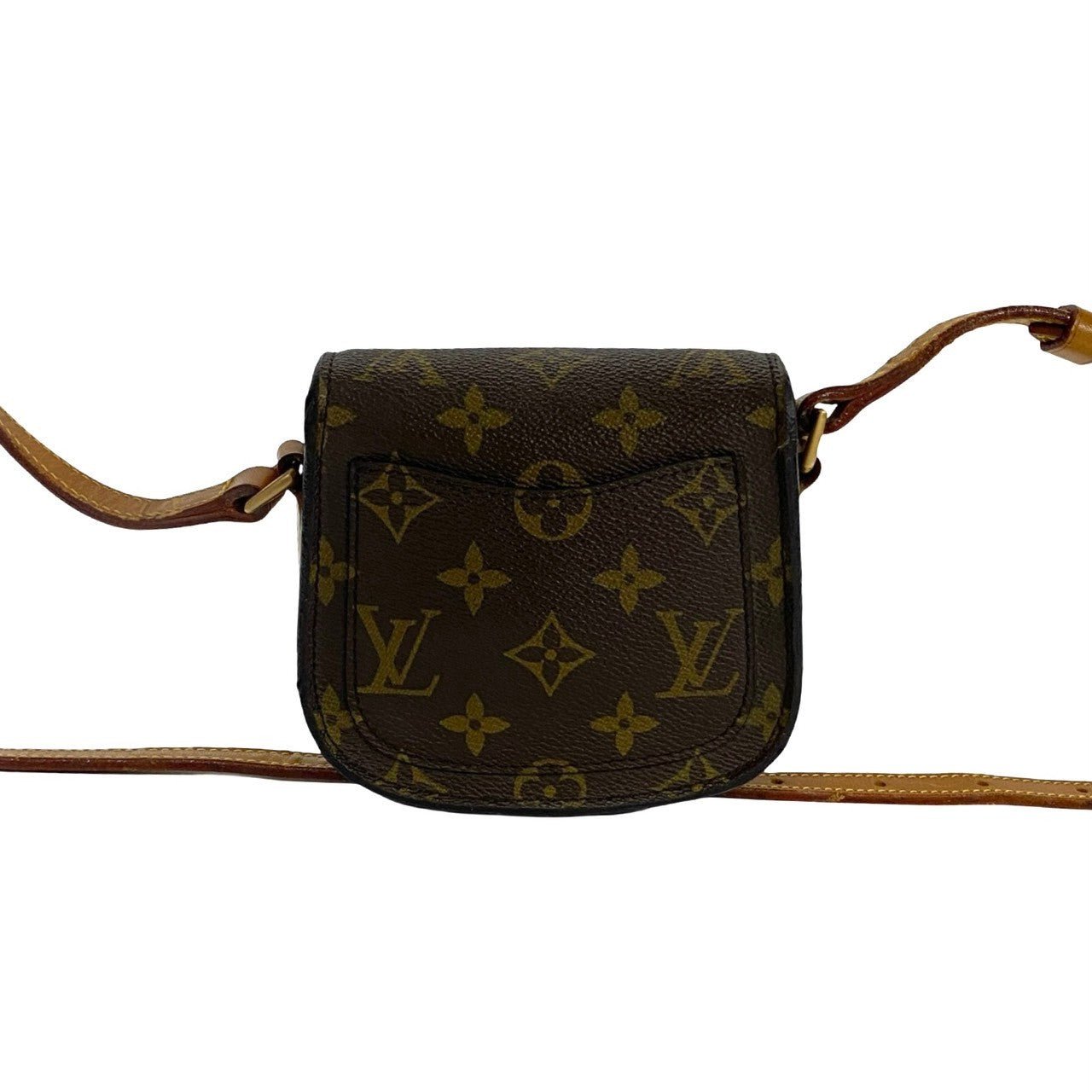 LOUIS VUITTON Shoulder Bag leather Brown Monogram Mini Mini Saint-Cloud | AlmaBagz - Image 4