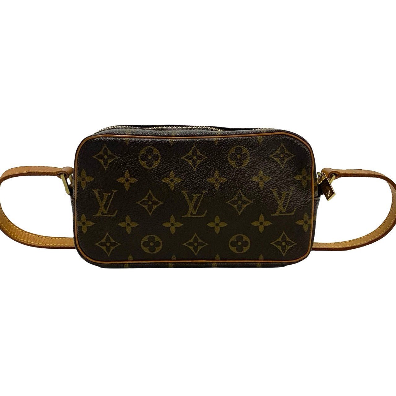 LOUIS VUITTON Shoulder Bag leather Brown Monogram Pochette cite | AlmaBagz - Image 4