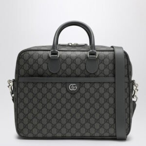 Gucci Ophidia Briefcase In Gg Supreme Fabric Men | AlmaBagz