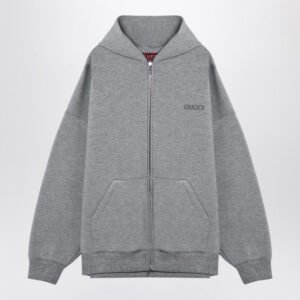 Gucci Grey Viscose Jersey Over Sweatshirt Men | AlmaBagz