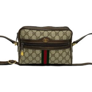 GUCCI Shoulder Bag leather Brown | AlmaBagz