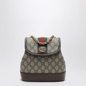 Gucci Ophidia Gg Beige/Ebony Mini Backpack Women | AlmaBagz