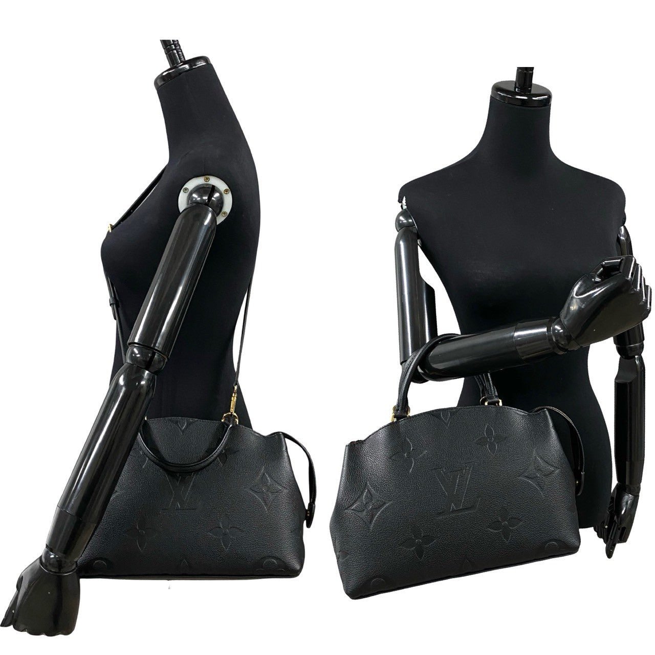 LOUIS VUITTON Shoulder Bag leather black Monogram Unplant Petit Palais PM | AlmaBagz - Image 2