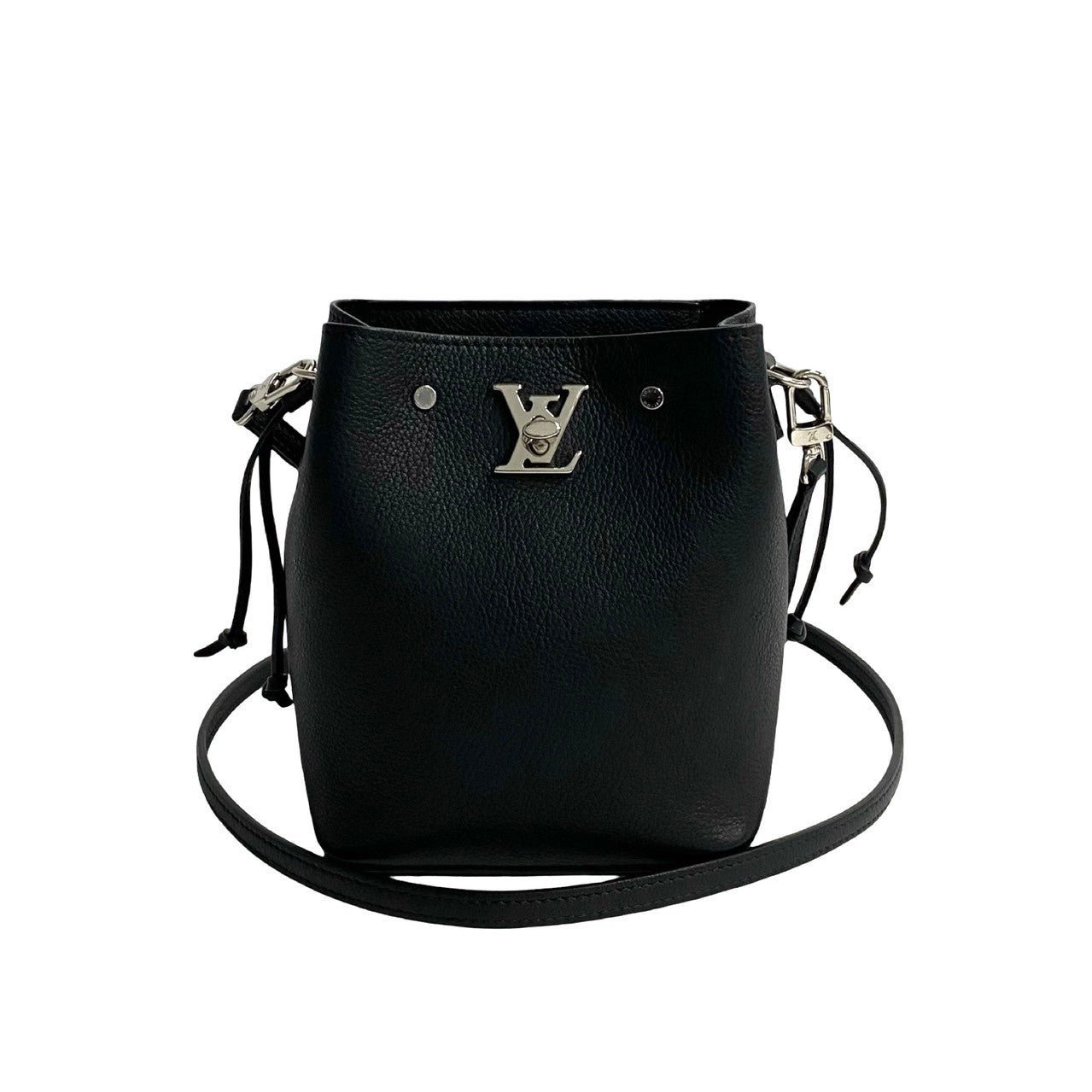 LOUIS VUITTON Shoulder Bag leather black Nano Rock Me Bucket | AlmaBagz
