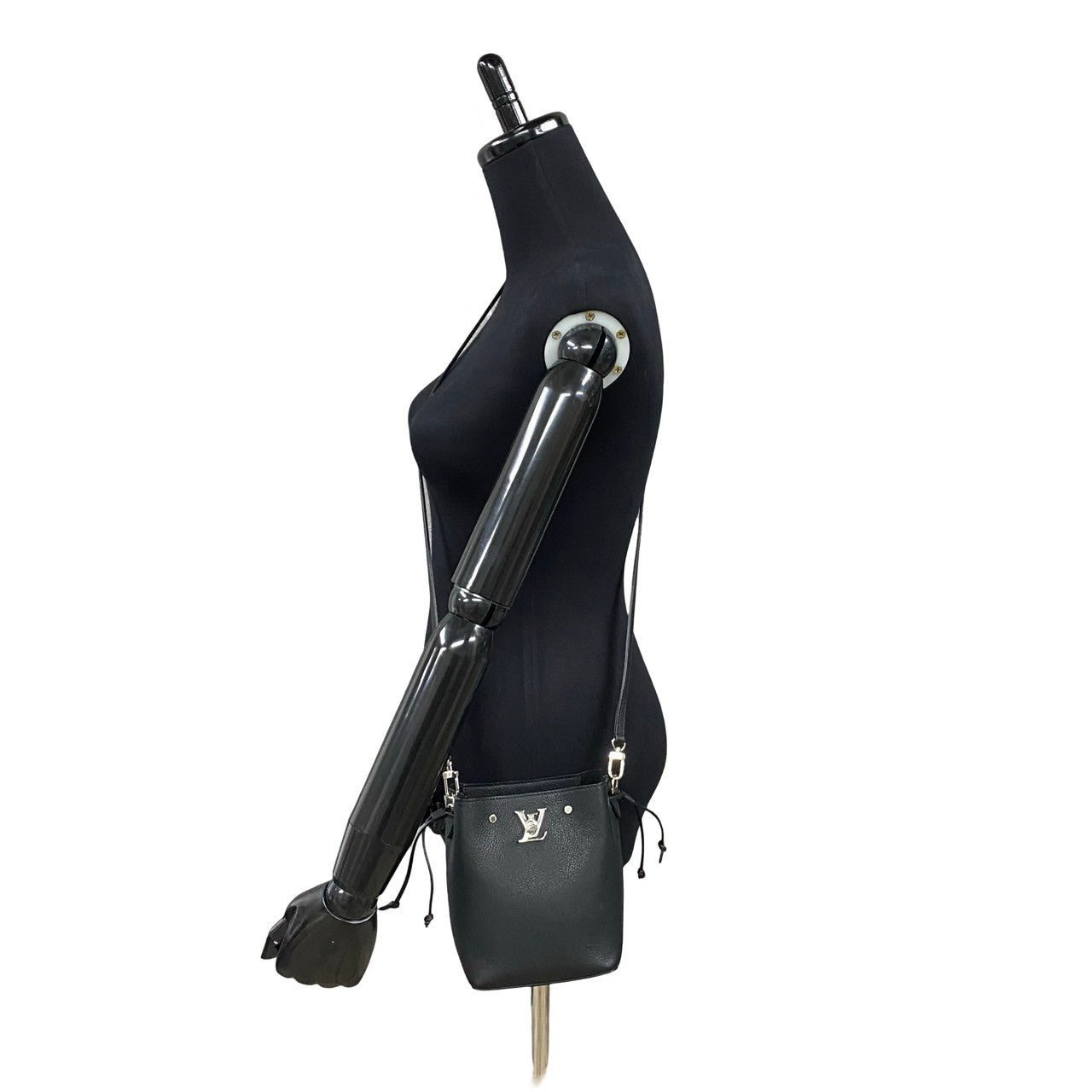 LOUIS VUITTON Shoulder Bag leather black Nano Rock Me Bucket | AlmaBagz - Image 2