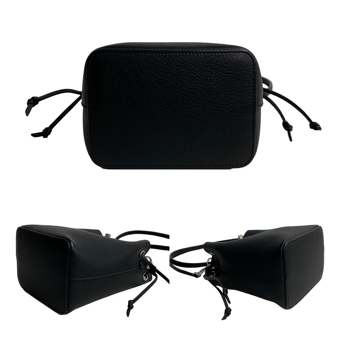 LOUIS VUITTON Shoulder Bag leather black Nano Rock Me Bucket | AlmaBagz - Image 6