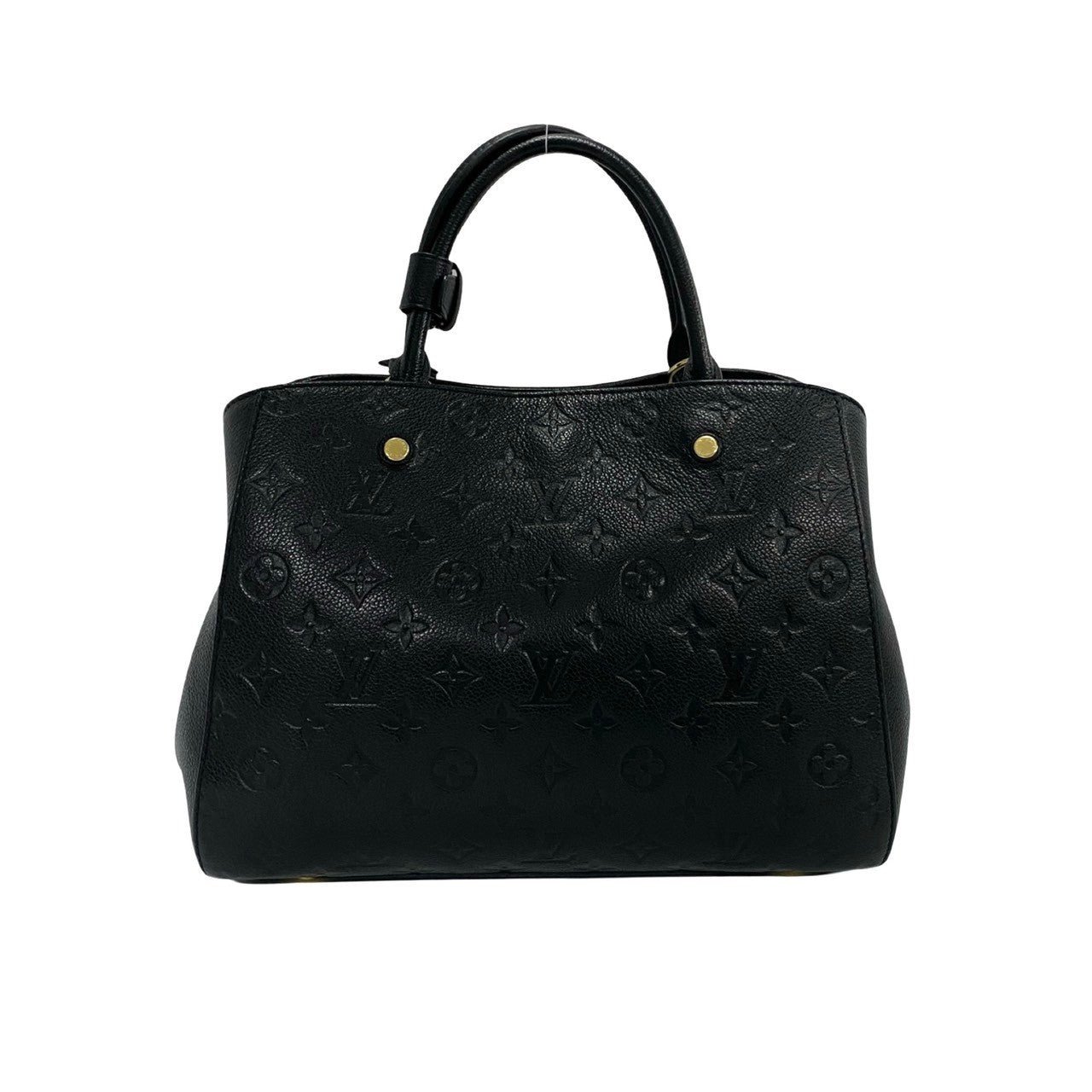 LOUIS VUITTON Shoulder Bag leather black Monogram Unplant Montaigne MM | AlmaBagz - Image 4