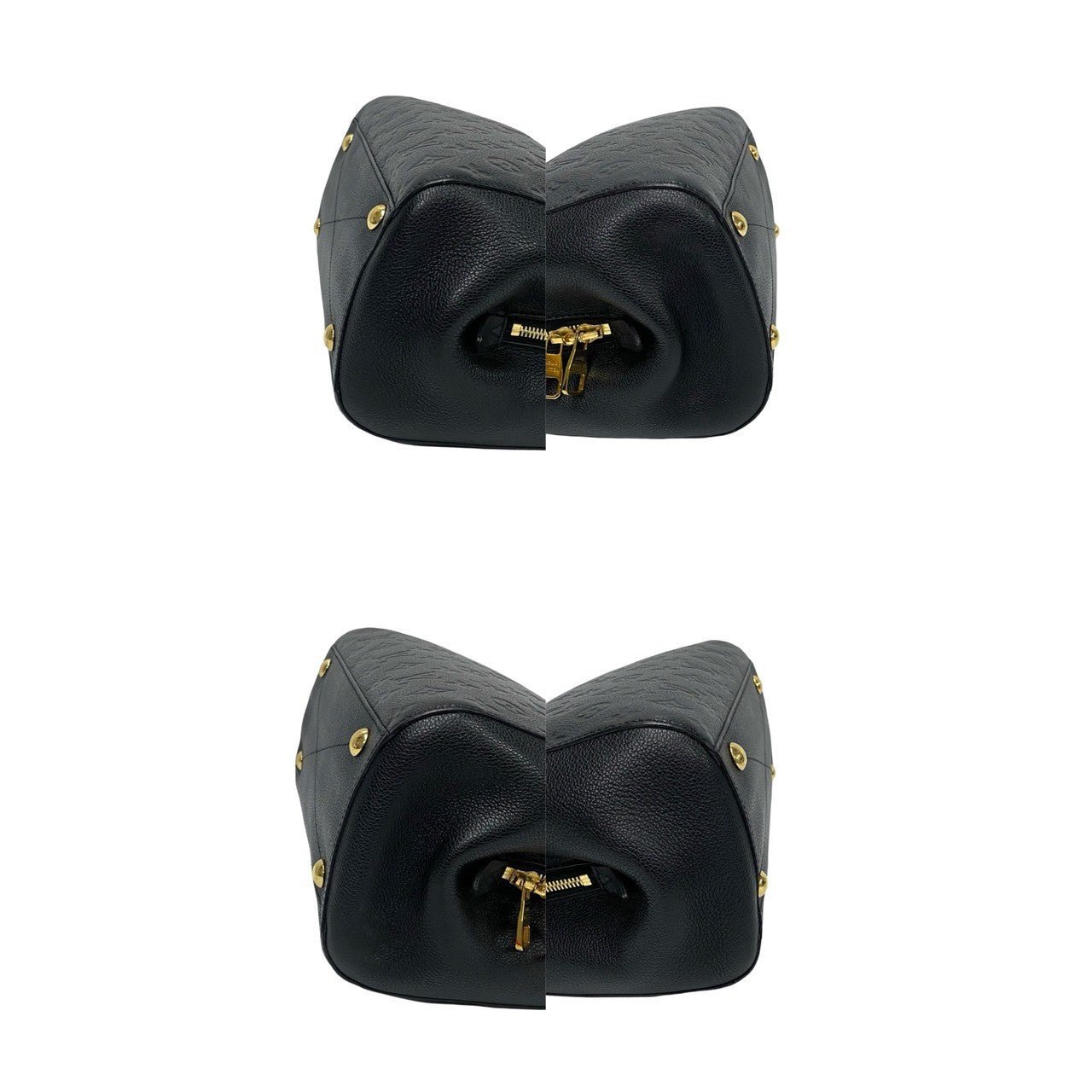 LOUIS VUITTON Shoulder Bag leather black Monogram Unplant Montaigne MM | AlmaBagz - Image 7