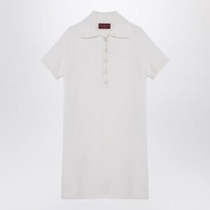 Gucci Ivory Wool Mini Dress Women | AlmaBagz