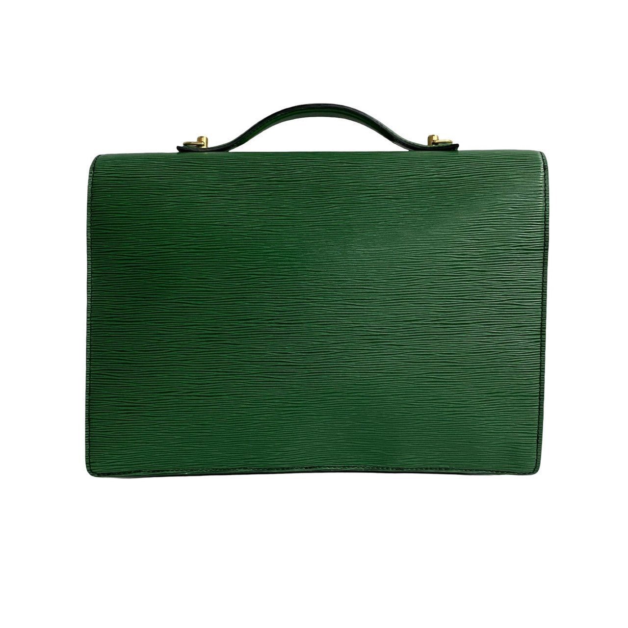 LOUIS VUITTON Shoulder Bag Epi Leather green Epi Port Documan mens Used | AlmaBagz - Image 4