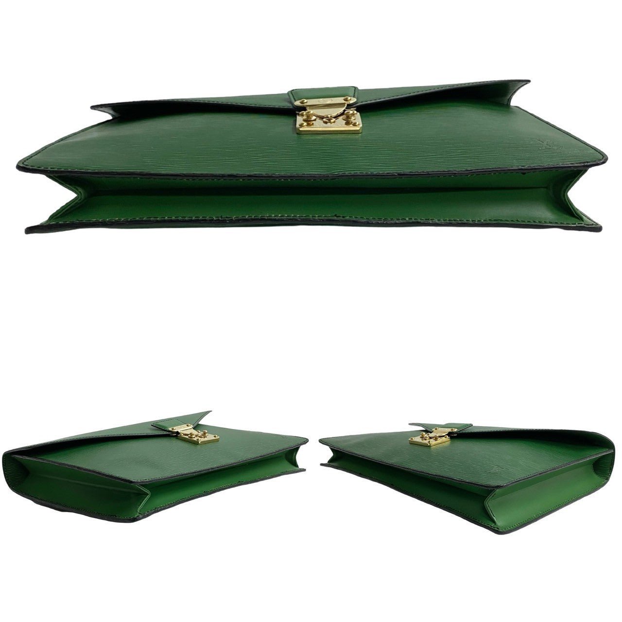 LOUIS VUITTON Shoulder Bag Epi Leather green Epi Port Documan mens Used | AlmaBagz - Image 6