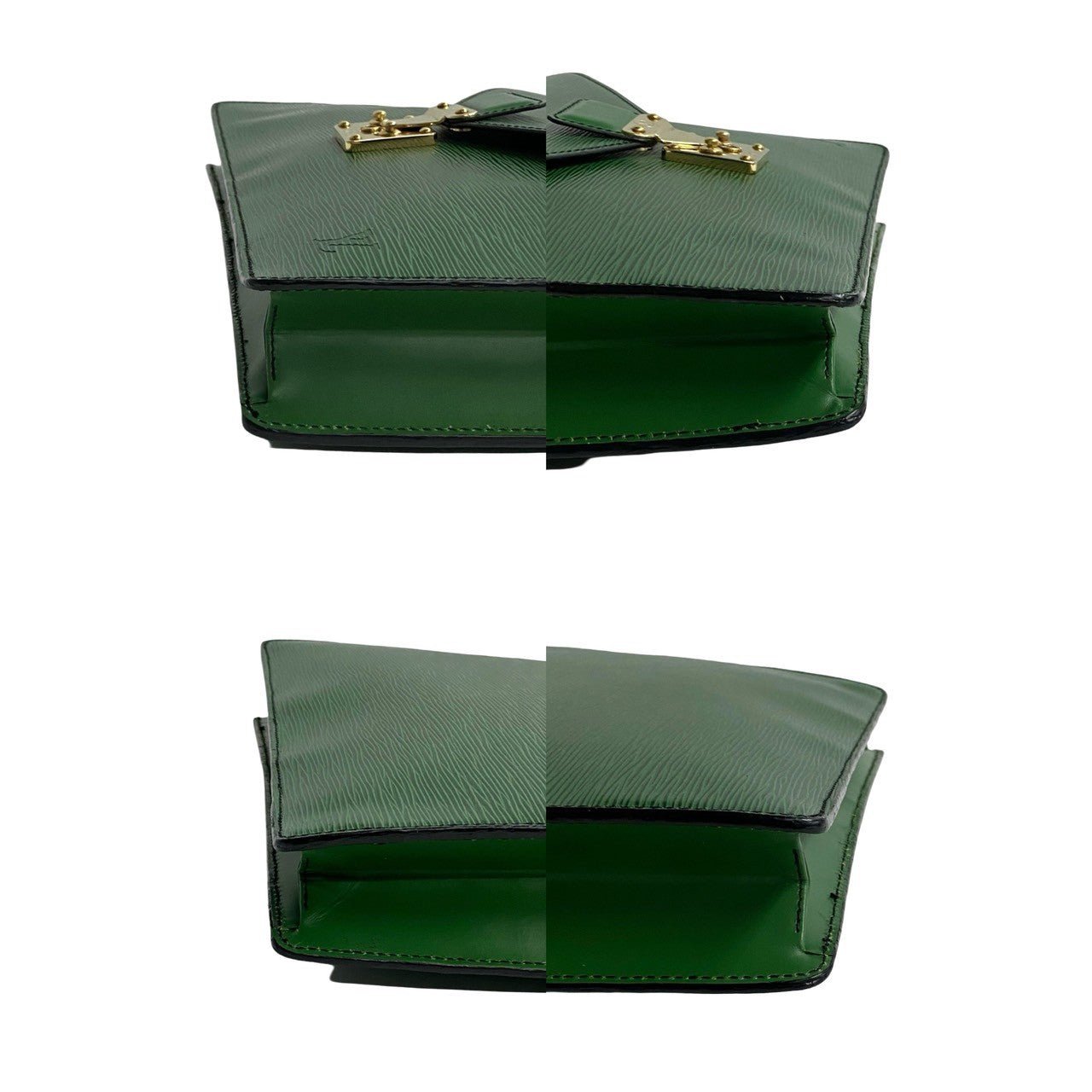 LOUIS VUITTON Shoulder Bag Epi Leather green Epi Port Documan mens Used | AlmaBagz - Image 7