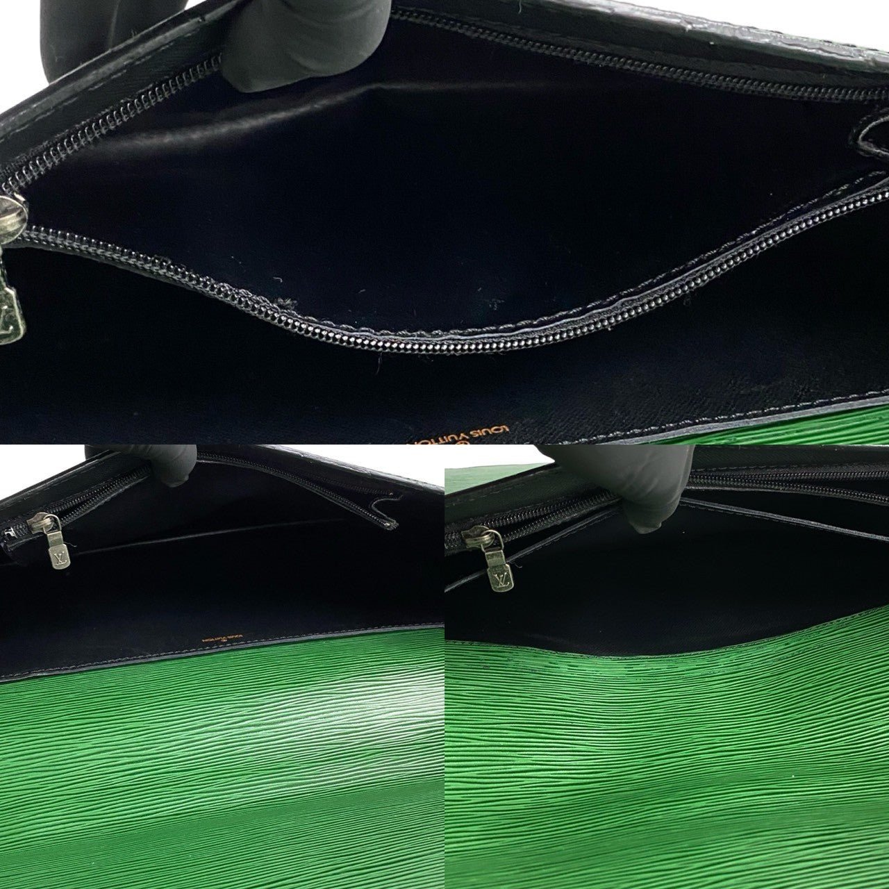 LOUIS VUITTON Shoulder Bag Epi Leather green Epi Port Documan mens Used | AlmaBagz - Image 8