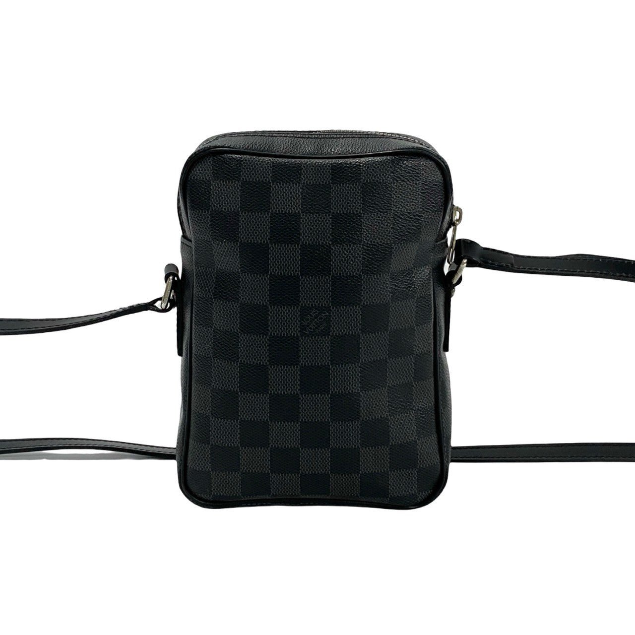 LOUIS VUITTON Shoulder Bag leather black Damier Graft Rem | AlmaBagz - Image 4
