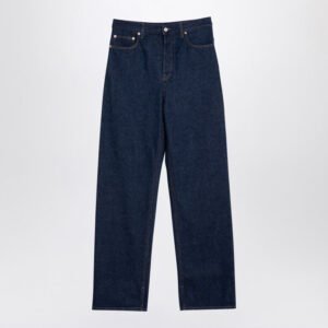 Gucci Dark Blue Wide Denim Jeans Men | AlmaBagz