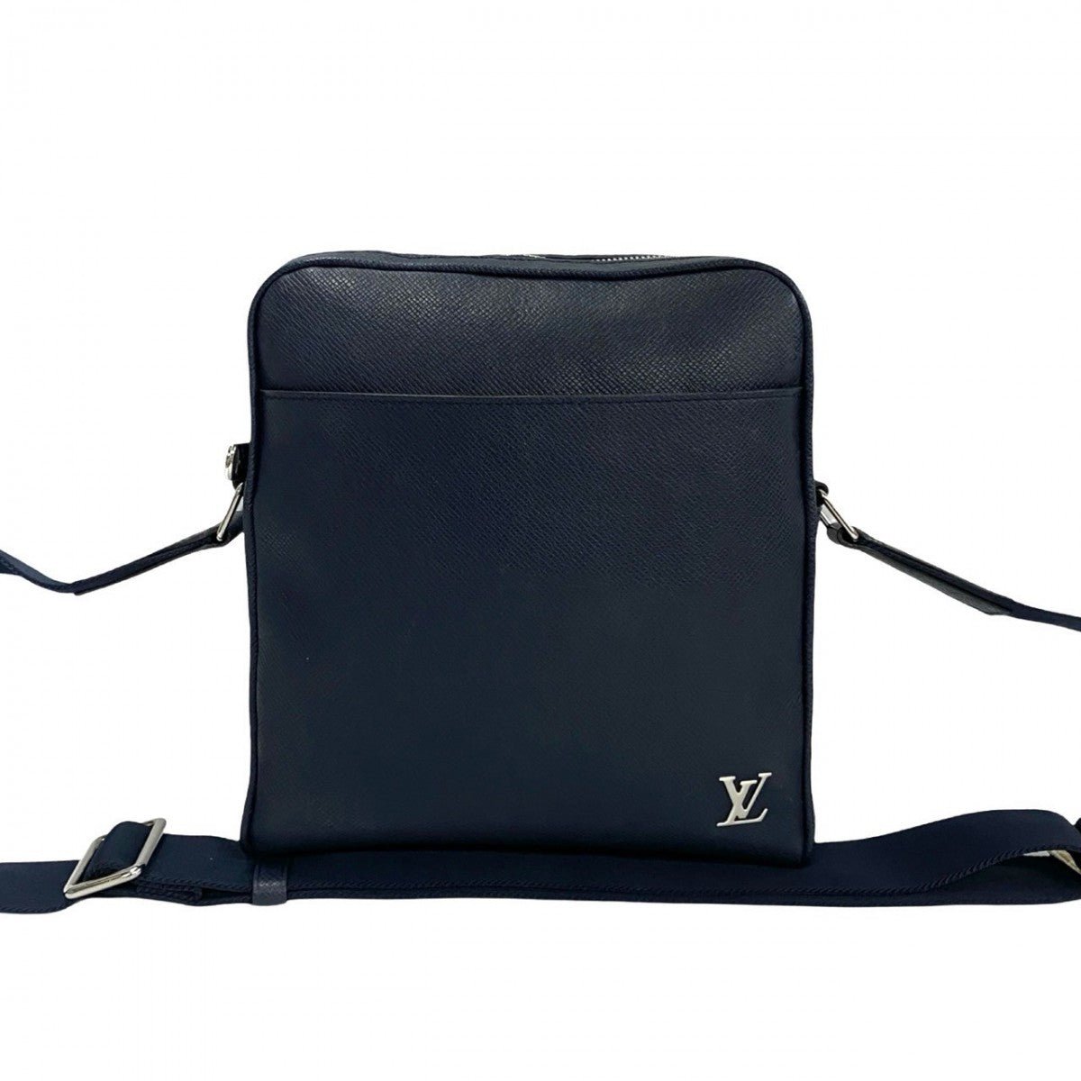 LOUIS VUITTON Shoulder Bag leather Navy Taiga Messenger PPM | AlmaBagz
