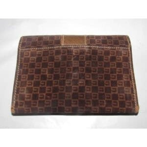 Gucci Brown Square G Logo Print Canvas Andor Leather Wallet | AlmaBagz