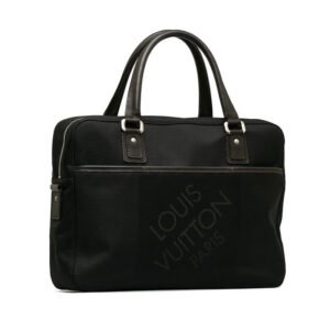 Louis Vuitton Jeanne Jacks Business Bag M93082 Noir Black Canvas Leather Men Louis Vuitton | AlmaBagz