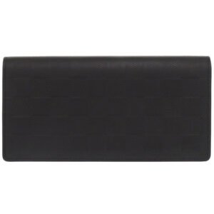 LOUIS VUITTON Long Wallet Purse N63010 Damier Anfini black Damier Portefeuille Braza mens Used | AlmaBagz