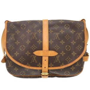 LOUIS VUITTON Shoulder Bag M42256 Monogram canvas Brown Monogram Saumur 30 Women Used | AlmaBagz