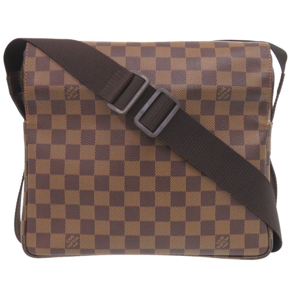 LOUIS VUITTON Shoulder Bag N45255 Damier canvas Brown Damier Naviglio mens Used | AlmaBagz - Image 9