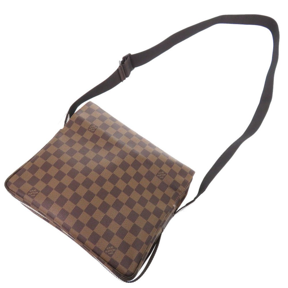 LOUIS VUITTON Shoulder Bag N45255 Damier canvas Brown Damier Naviglio mens Used | AlmaBagz - Image 5