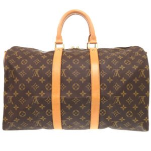 LOUIS VUITTON Boston Duffel bag M41418 Monogram canvas Brown Monogram Keepall bandouliere45 mens Used | AlmaBagz
