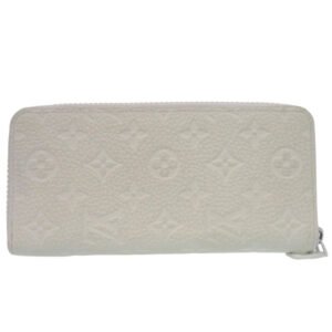 LOUIS VUITTON Long Wallet Purse M80337 leather white Zippy wallet Monogram Vertical LV Friends unisex(Unisex) Used | AlmaBagz
