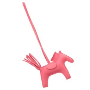 HERMES key ring Anyo Miro Rose azare Rodeo PM | AlmaBagz