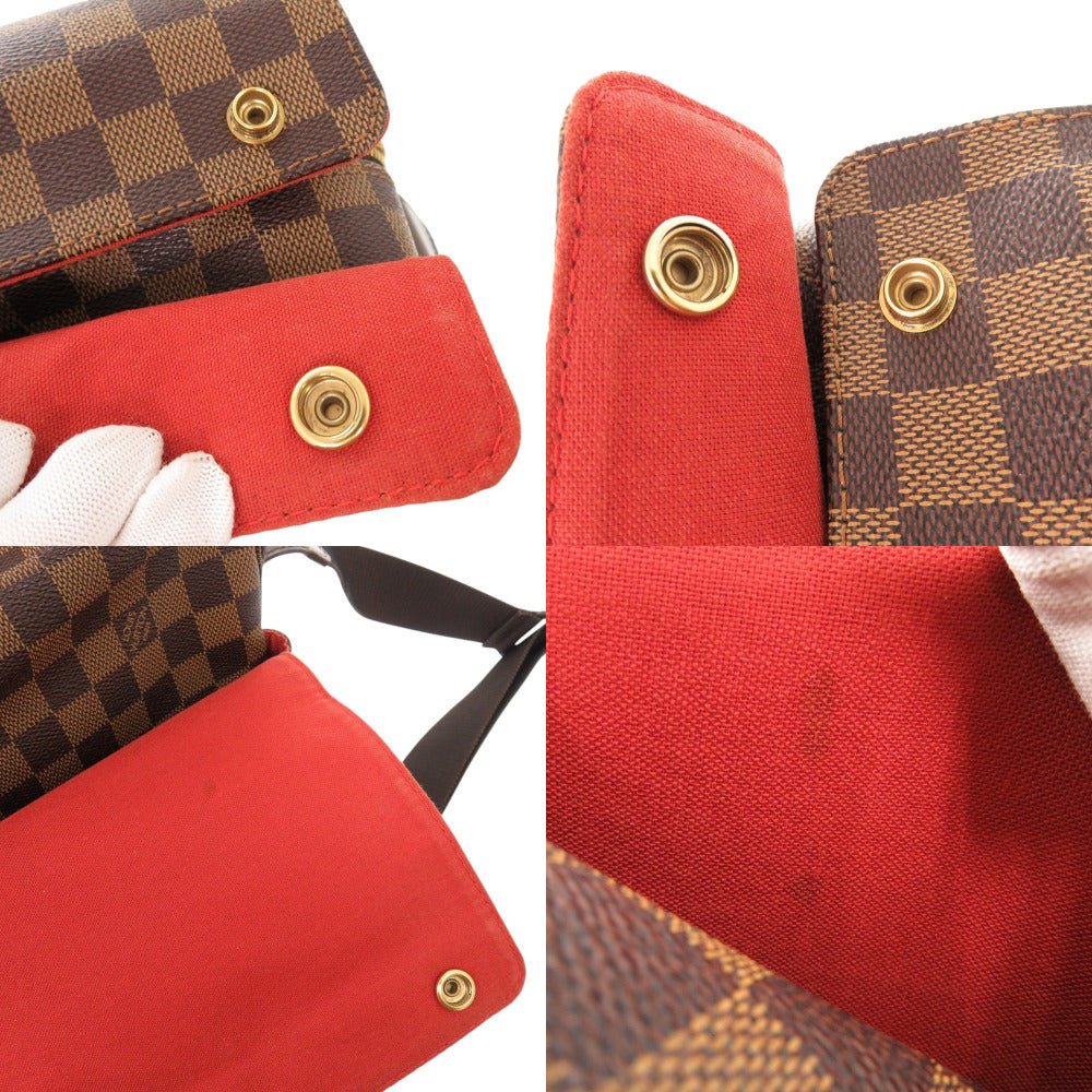 LOUIS VUITTON Shoulder Bag N45255 Damier canvas Brown Damier Naviglio mens Used | AlmaBagz - Image 9