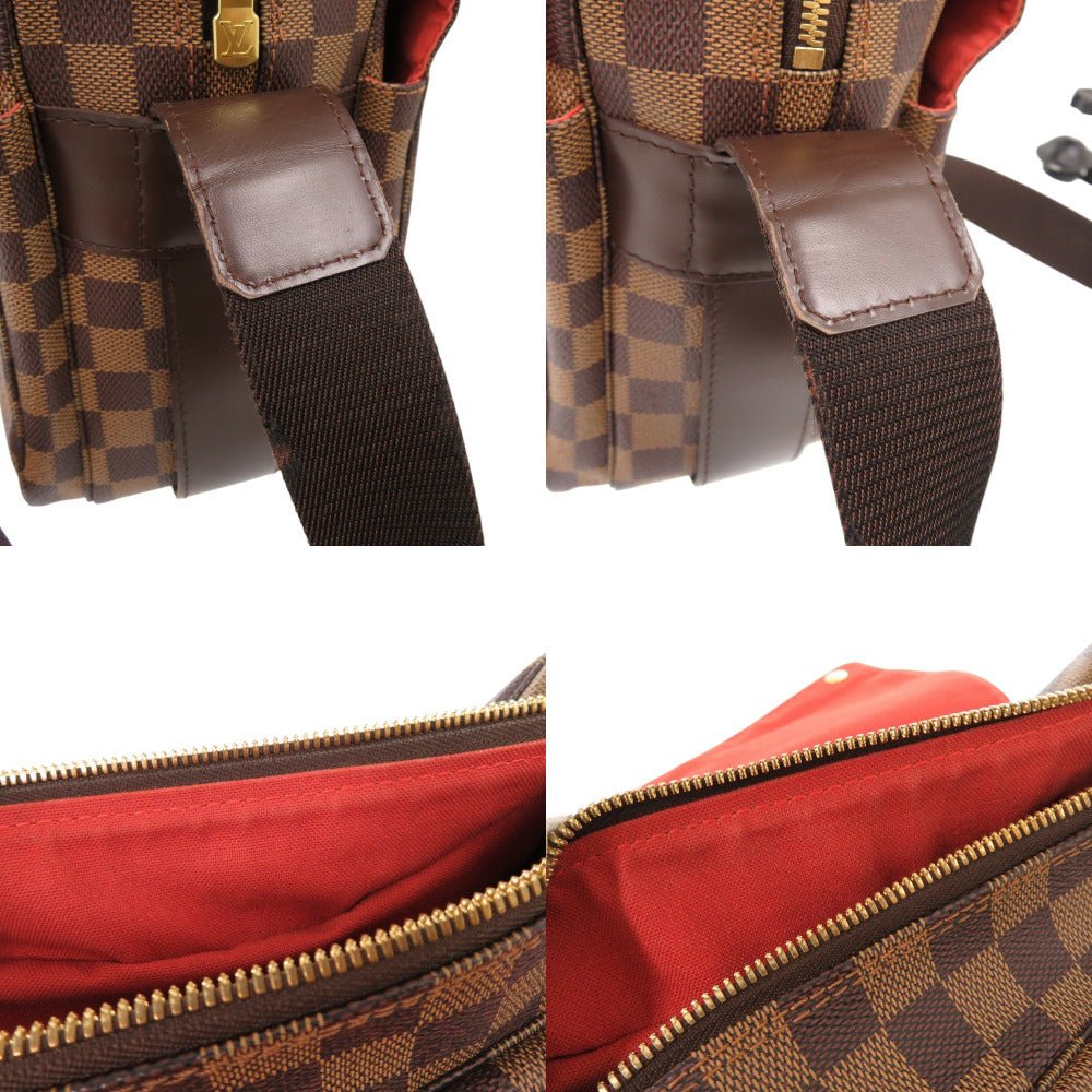 LOUIS VUITTON Shoulder Bag N45255 Damier canvas Brown Damier Naviglio mens Used | AlmaBagz - Image 8