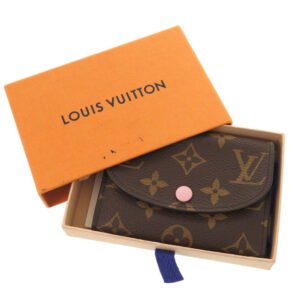 LOUIS VUITTON Bifold Wallet M62361 Monogram canvas Brown Monogram Portomone Rosary Women Used | AlmaBagz