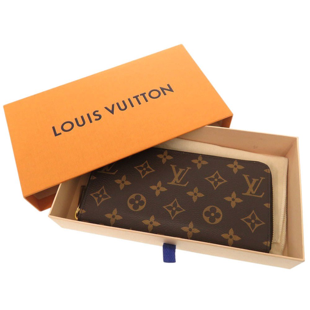 LOUIS VUITTON Long Wallet Purse M42616 Monogram canvas Brown Zip Around Zippy wallet unisex(Unisex) Used | AlmaBagz