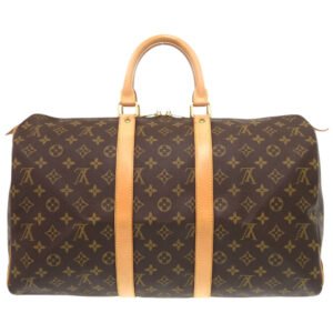 LOUIS VUITTON Boston Duffel bag M41428 Monogram canvas Brown Monogram Keepall 45 | AlmaBagz