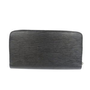 LOUIS VUITTON Long Wallet Purse M61857 Epi Leather Noir Zip Around Epi Zippy wallet unisex(Unisex) Used | AlmaBagz