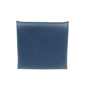 HERMES Coin case Shave Blue drus Bastia Verso unisex(Unisex) Used | AlmaBagz