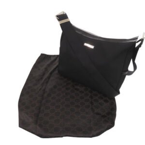 GUCCI Shoulder Bag Nylon black Women Used | AlmaBagz