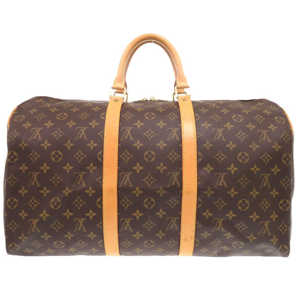 LOUIS VUITTON Boston Duffel bag M41416 Monogram canvas Brown Monogram Keepall bandouliere50 mens Used | AlmaBagz